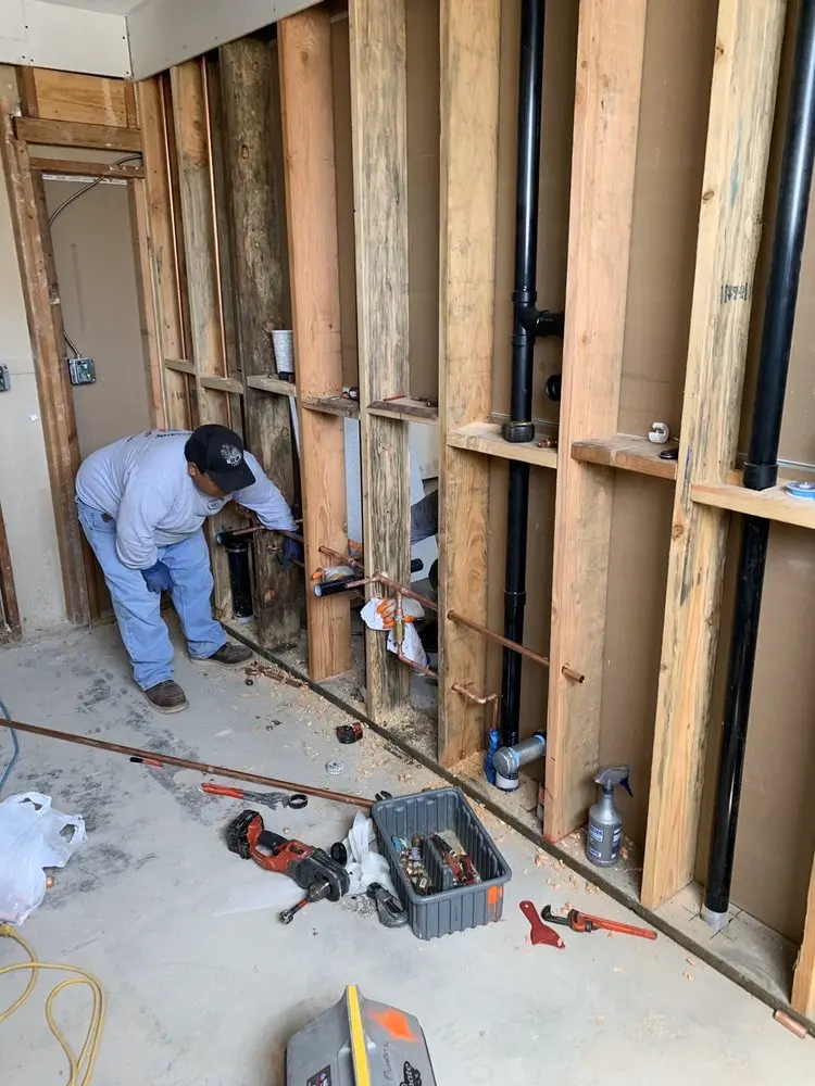 Commercial rough-in plumbing for Gas Line Repair in Meadow Wood